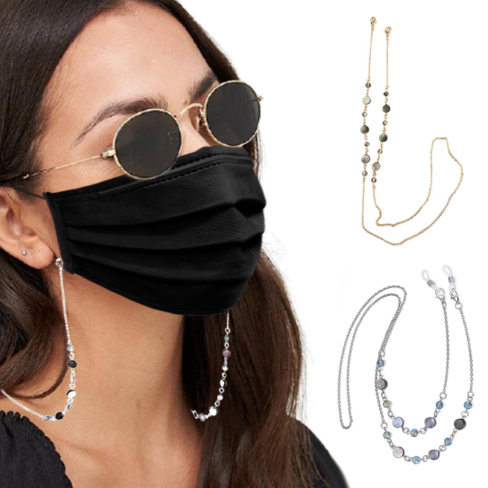 2 X Mask Chain Eyeglass Glasses Chains Sunglass Necklace Holder Lanyard