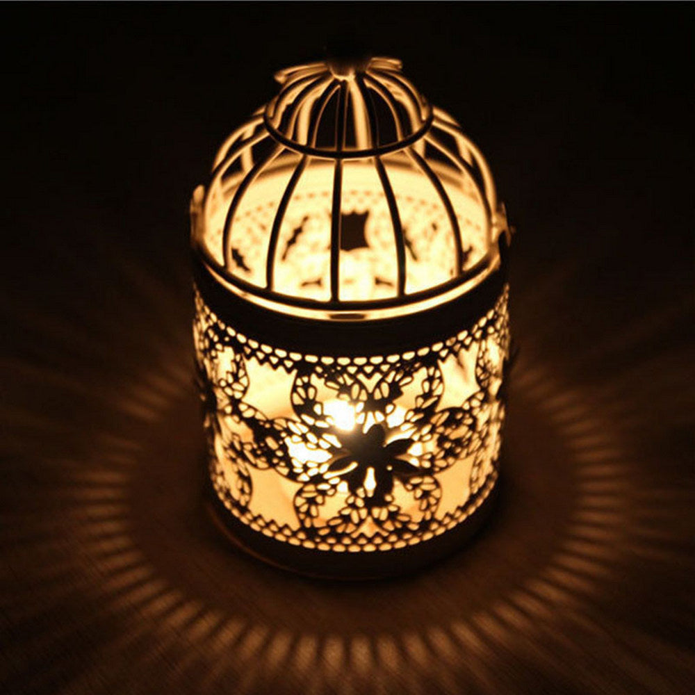 4 X Style 2 Christmas Hollow Hanging Candle Holders Xmas Decor