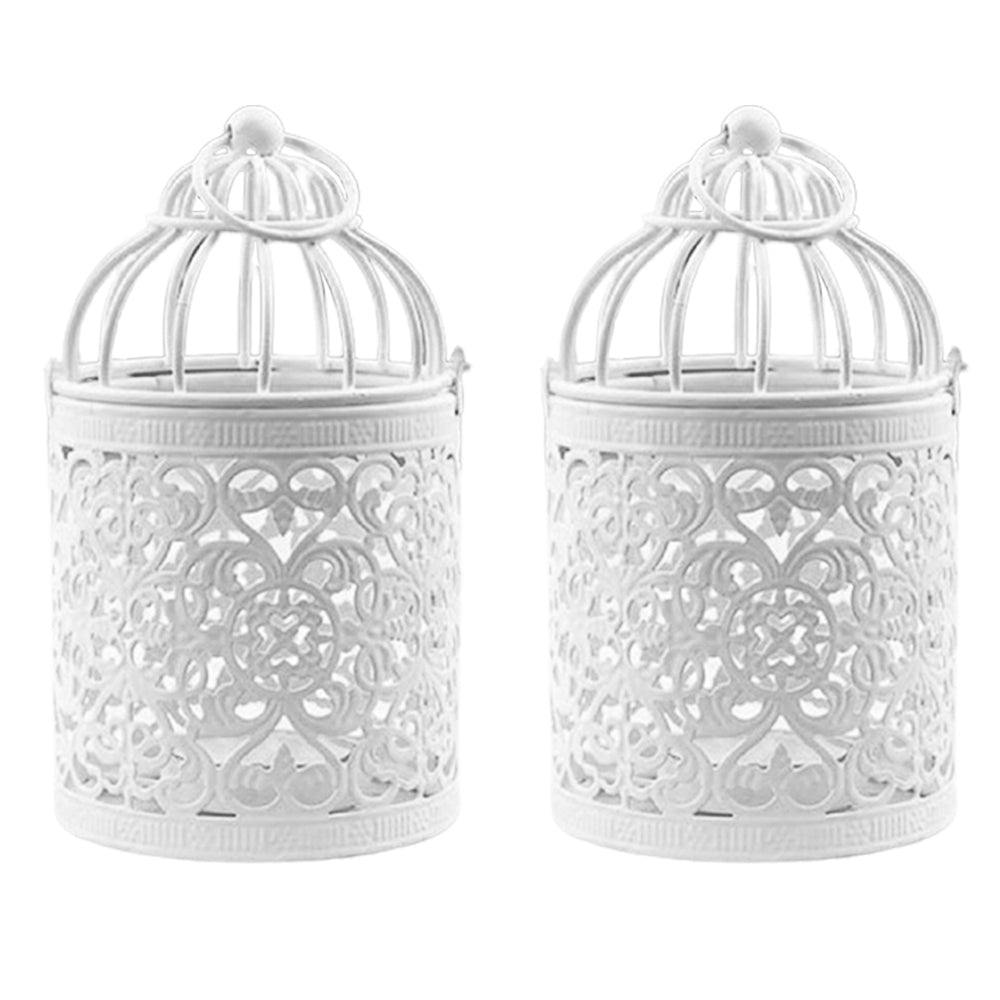 2 X Style 3 Christmas Hollow Hanging Candle Holders Xmas Decor