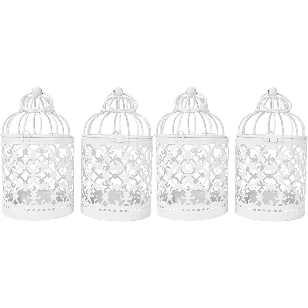 4 X Style 1 Christmas Hollow Hanging Candle Holders Xmas Decor