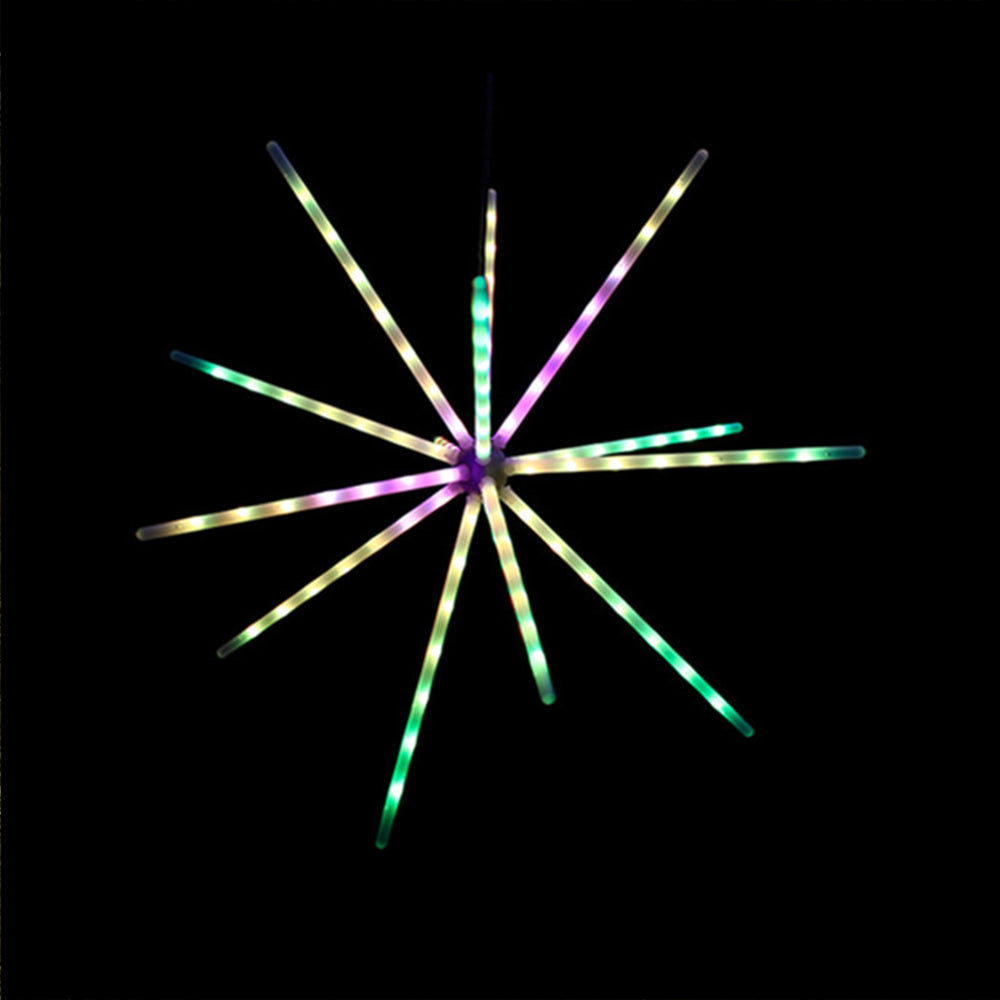 1 X Multicolour Remote Battery Firework Meteor Light Christmas Starburst Lamp