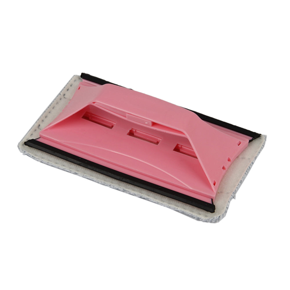 2 X Blue Pink 3 In 1 Window Groove Gap Cleaning Brush with 12 Cleaning Cloth