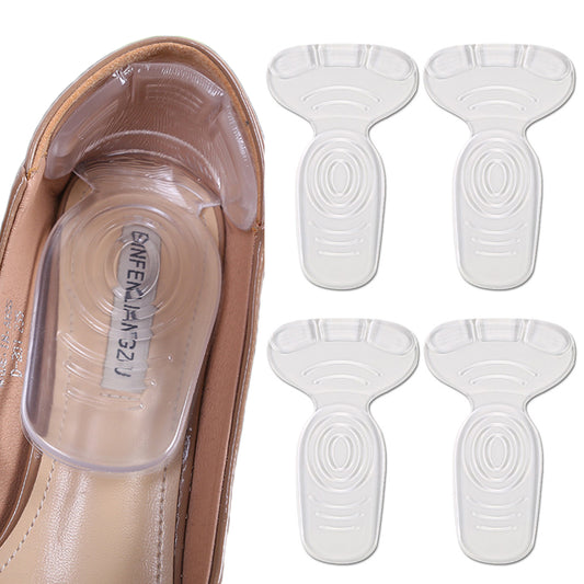 4 Pairs Thread Style Heel Grips Self-Adhesive Heel Cushion Inserts Shoes Grip