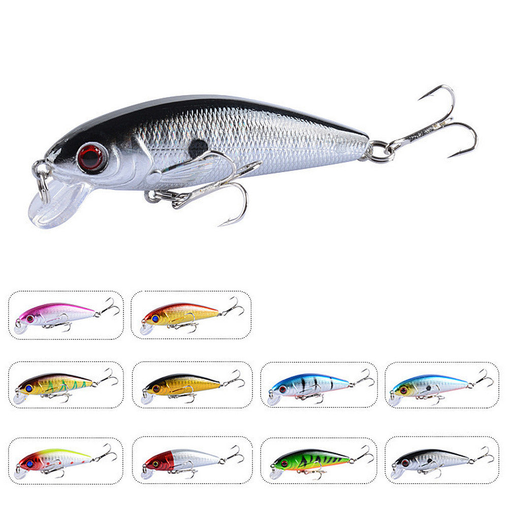 10pcs Fishing Lures Baits Set Bionic Minnow Fishing Bait with Box