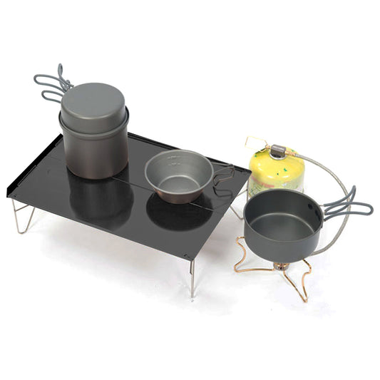 2 X Portable Detachable Mini Camping Aluminum Table Outdoor Splicing Table