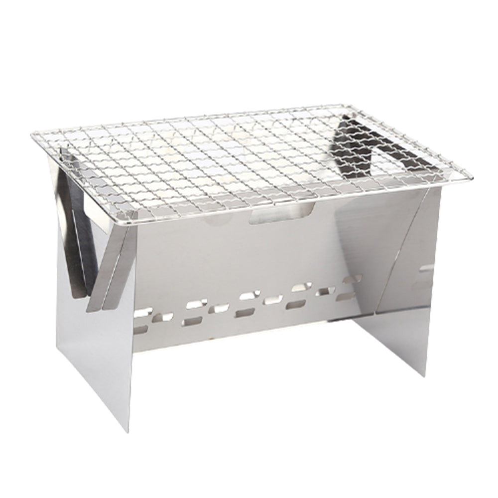 2 X Portable Mini Camping BBQ Grill with Barbecue Net