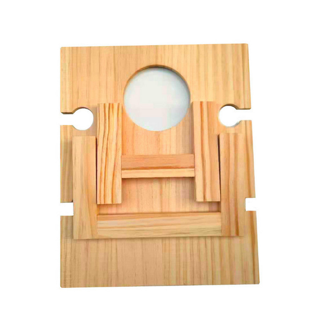 Small Portable Wooden Folding Square Picnic Table Outdoor Mini Wine Rack