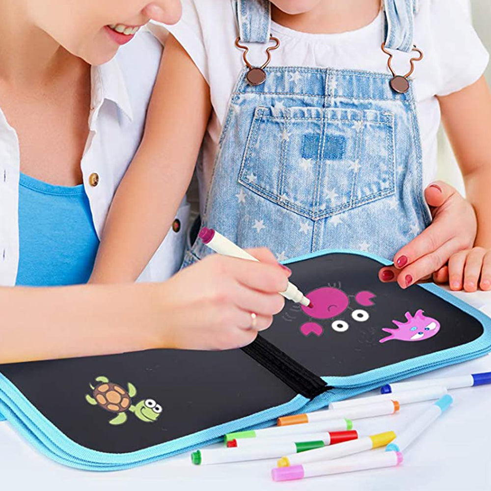 Blue Bird Kids Erasable Doodle Book Reusable Painting Drawing Pads