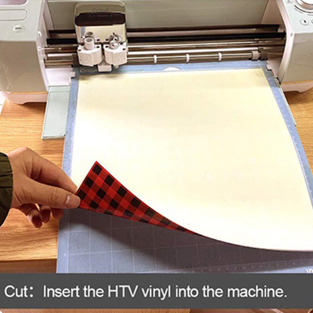 10 Sheets Christmas DIY Iron Heat Transfer Vinyl Sheet Print Paper for Shirt