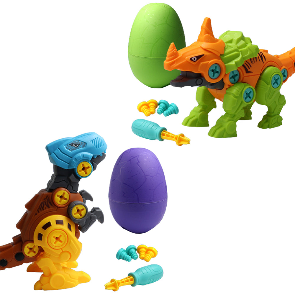 2 X Kids DIY Tyrannosaurus Acanthosaurus Dinosaur Toys Educational Assemble Toys