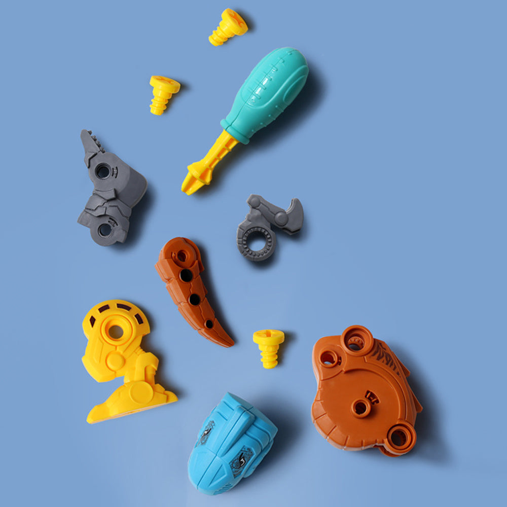 2 X Kids DIY Raptor Tyrannosaurus Dinosaur Toys Educational Assemble Toys