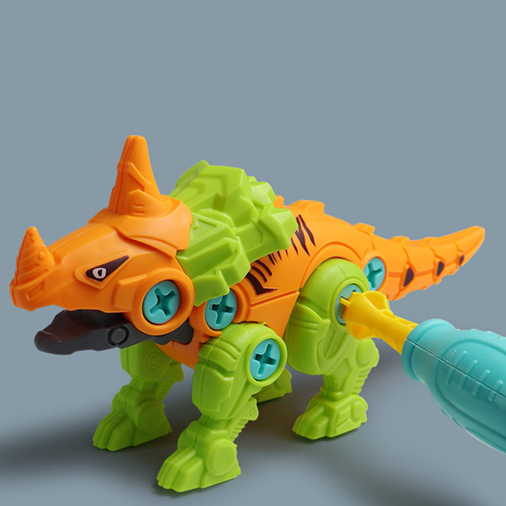 2 X Kids DIY Tyrannosaurus Acanthosaurus Dinosaur Toys Educational Assemble Toys