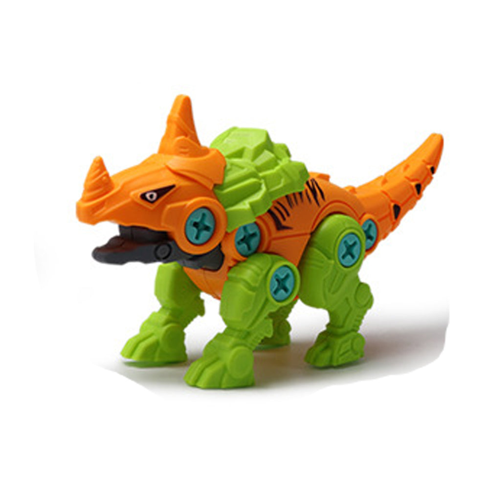 2 X Kids DIY Triceratops Acanthosaurus Dinosaur Toys Educational Assemble Toys
