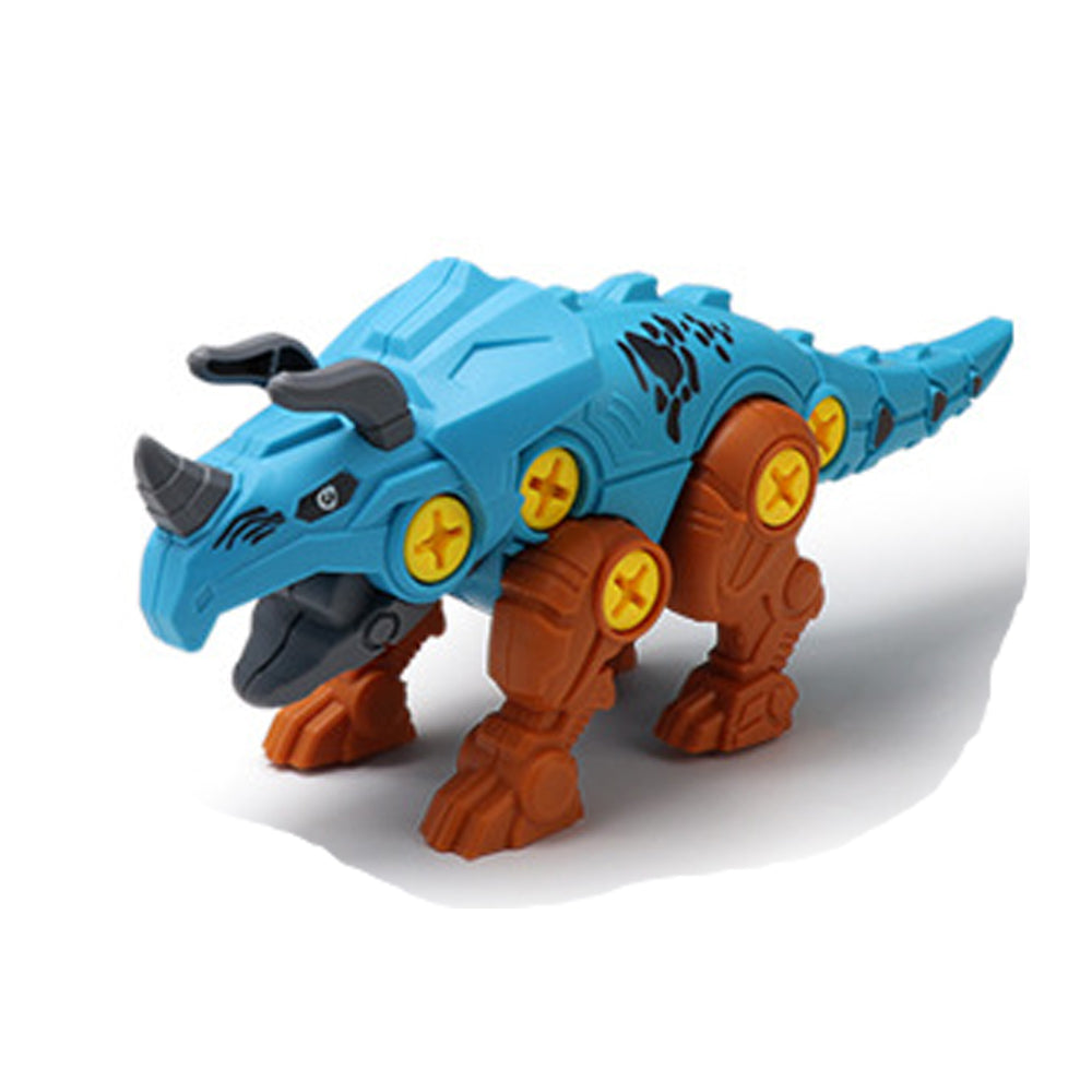 2 X Kids DIY Triceratops Acanthosaurus Dinosaur Toys Educational Assemble Toys