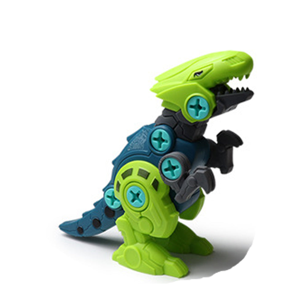 2 X Kids DIY Triceratops Raptor Dinosaur Toys Educational Assemble Toys