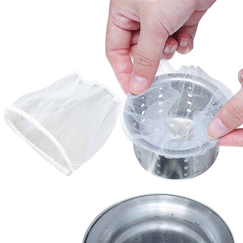 200Pcs Kitchen Sink Strainer Filter Net Bag