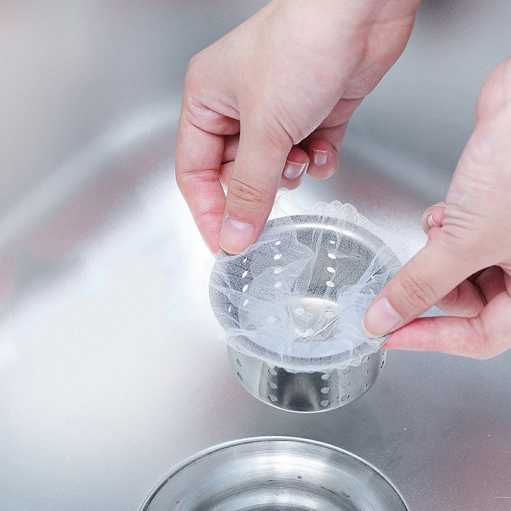 200Pcs Kitchen Sink Strainer Filter Net Bag