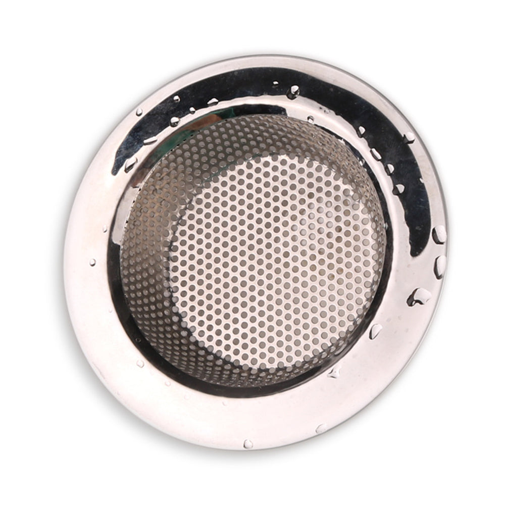 2 X Small Stainless Steel Kitchen Sink Strainer Flume Filter