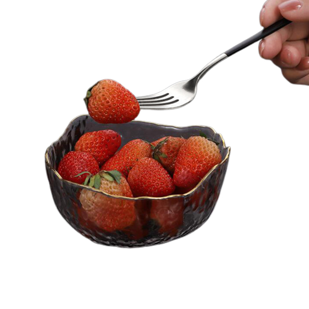 Blue Small Lunch Bag Storage Bag Lunch Box Handbag with 3Pcs Cutlery Set