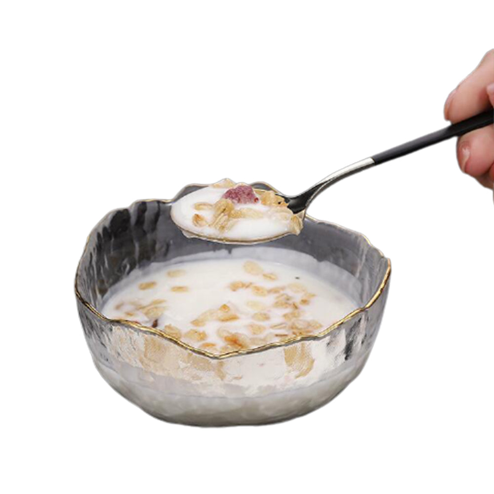 Blue Small Lunch Bag Storage Bag Lunch Box Handbag with 3Pcs Cutlery Set