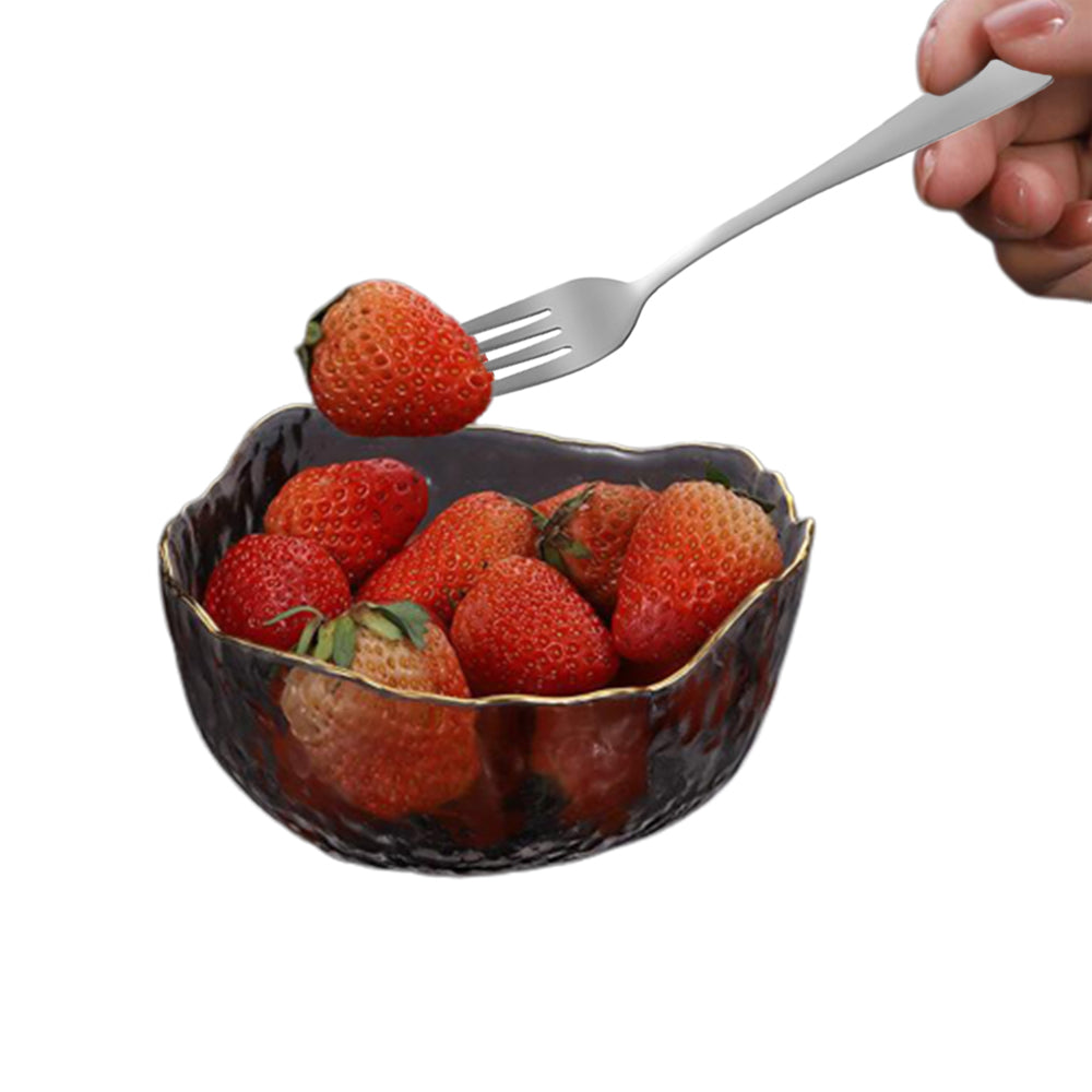 Pink Double-layer Portable Lunch Bag Insulated Thermal Lunch Box Storage Bag with 8Pcs Cutlery Set