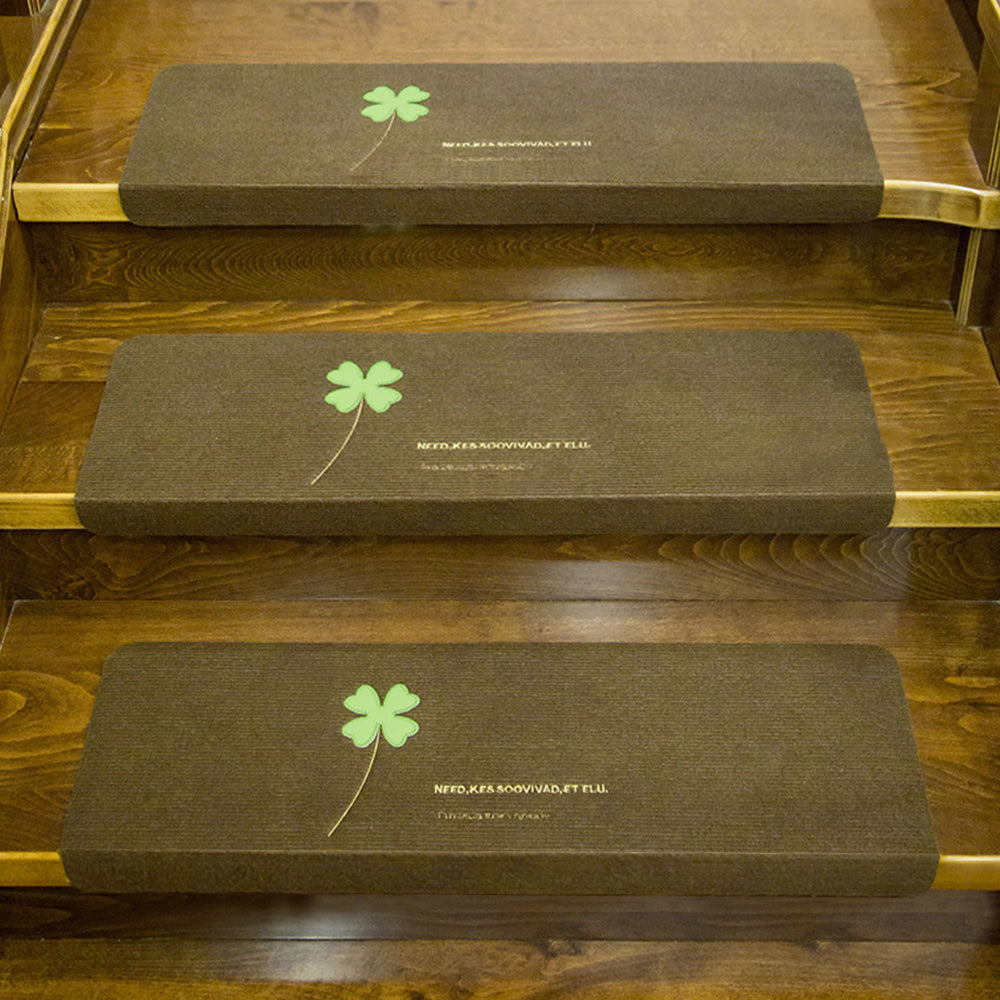 6X L Coffee Self Adhesive Cling Glow In Dark Luminous Non Slip Stair Carpet