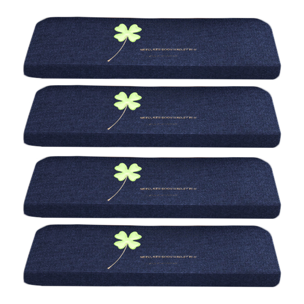 4X L Navy Self Adhesive Cling Glow In Dark Luminous Non Slip Stair Carpet