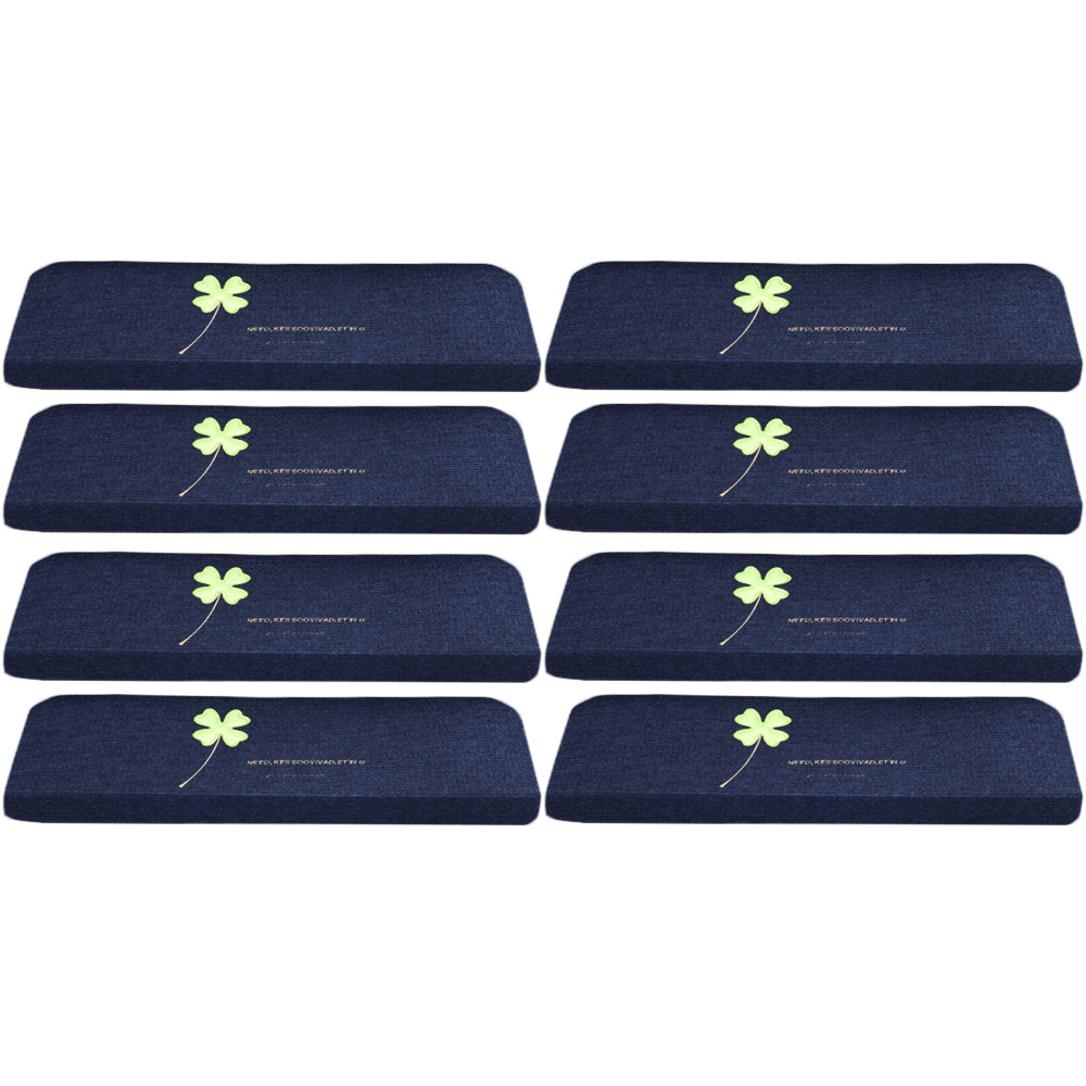 8X L Navy Self Adhesive Cling Glow In Dark Luminous Non Slip Stair Carpet