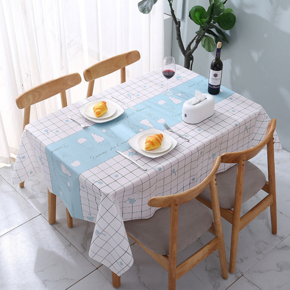 3Pack Style 1 5 6 137x90cm Water Resistant Oil-Proof Tablecloth Table Cover