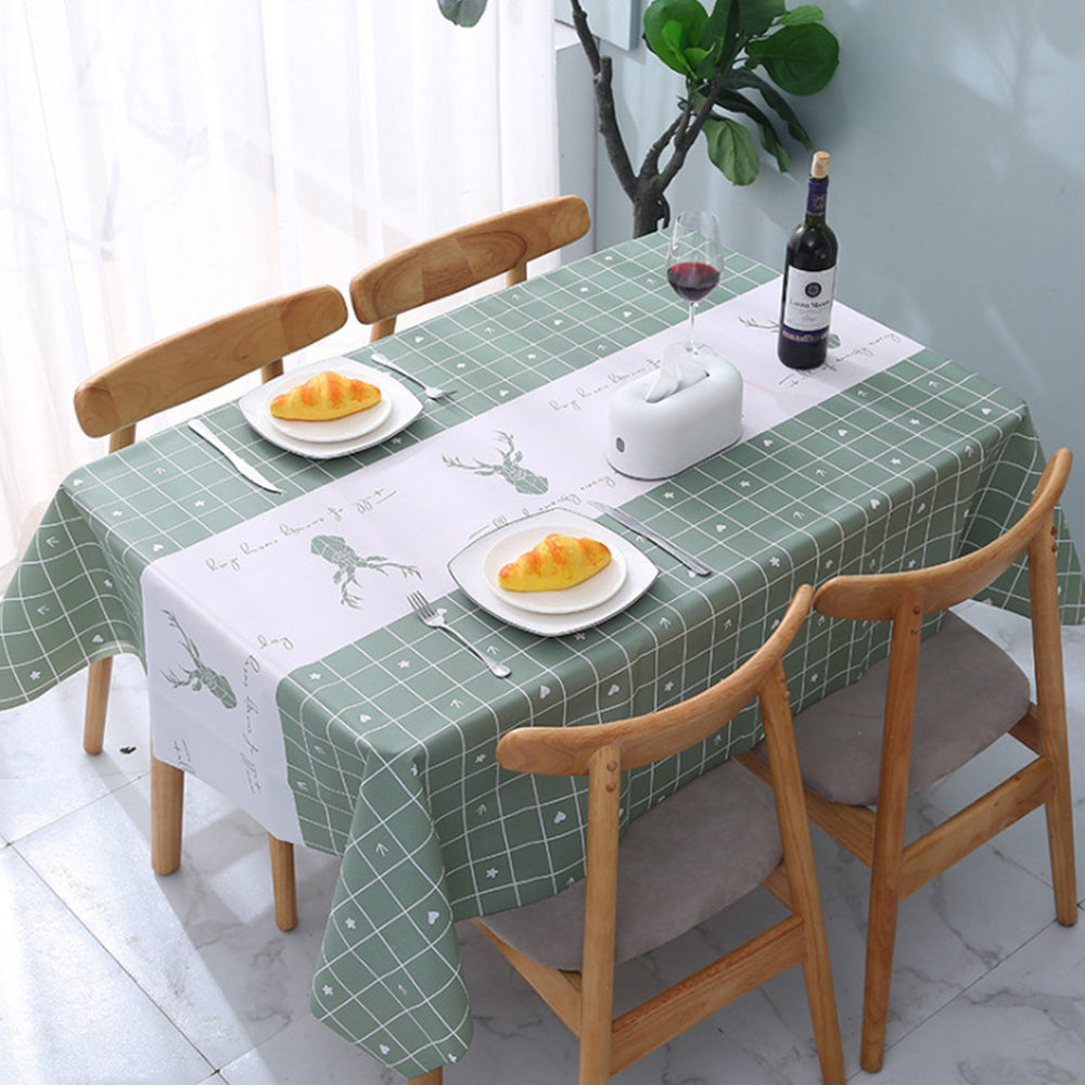 3Pack Style 1 4 6 137x180cm Water Resistant Oil-Proof Tablecloth Table Cover