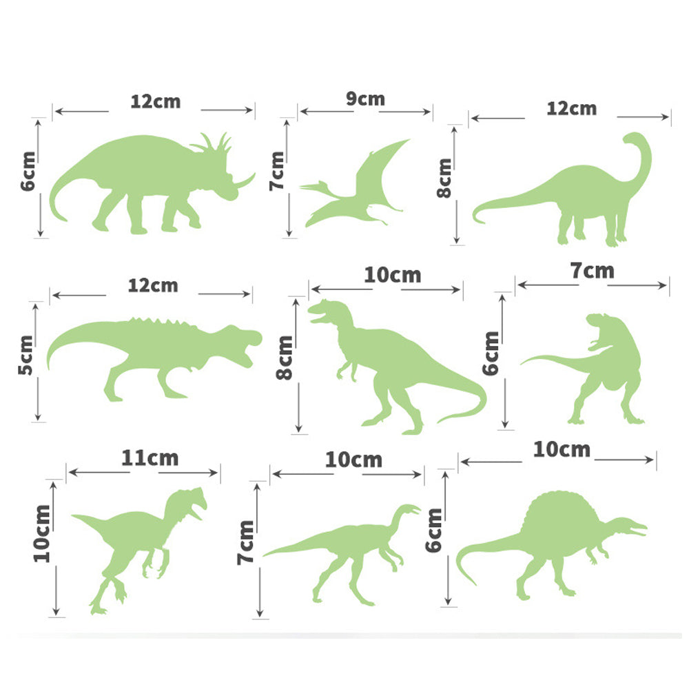 2 X Style 3 4 Luminous Wall Stickers Glow in Dark Wall Decorative Wall Decals