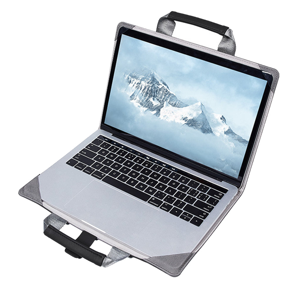 Black 14 inches Non-Branded PU Leather Protective Case for MacBook Air 13.3