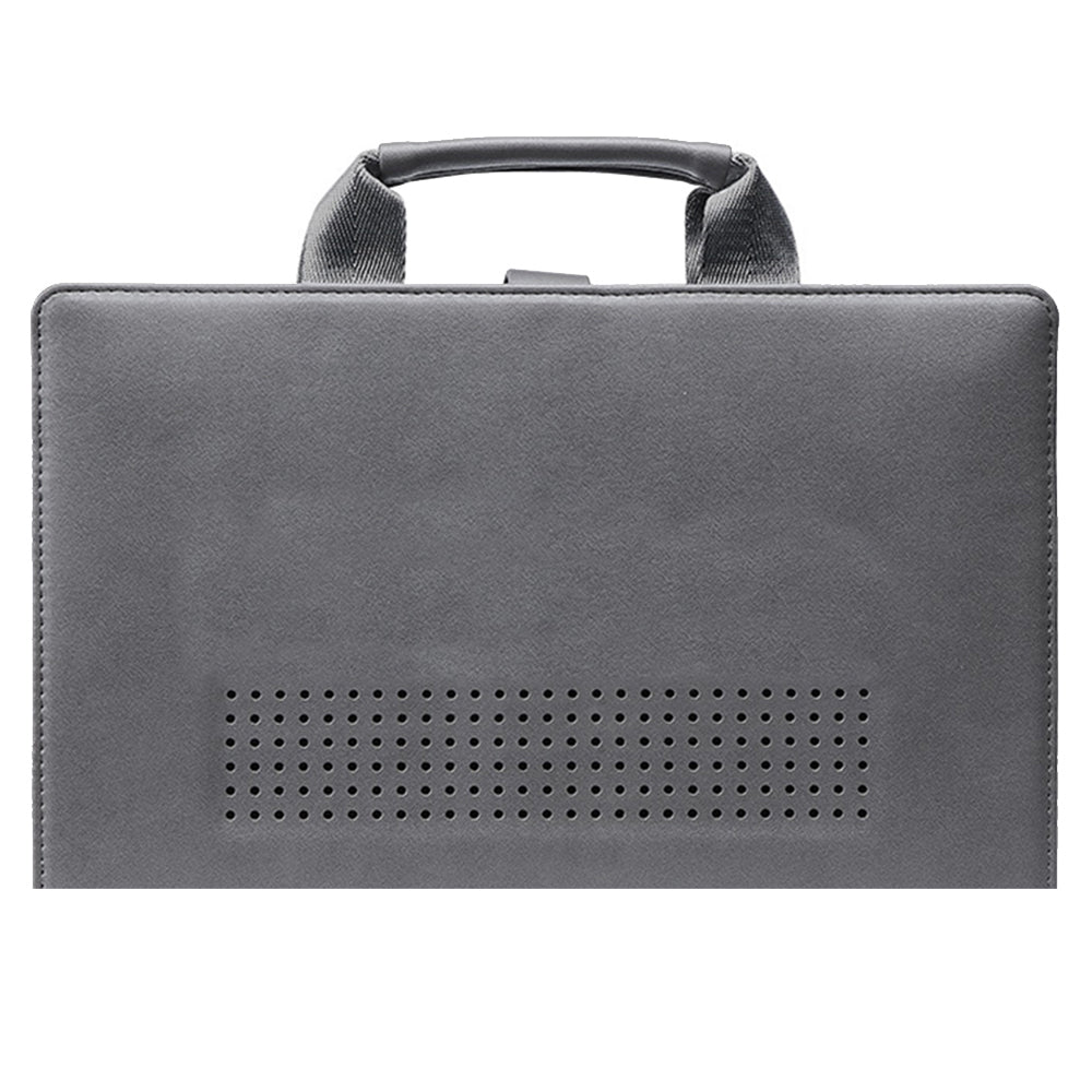 Grey 13 inches Non-Branded PU Leather Protective Case for MacBook Pro 13.3