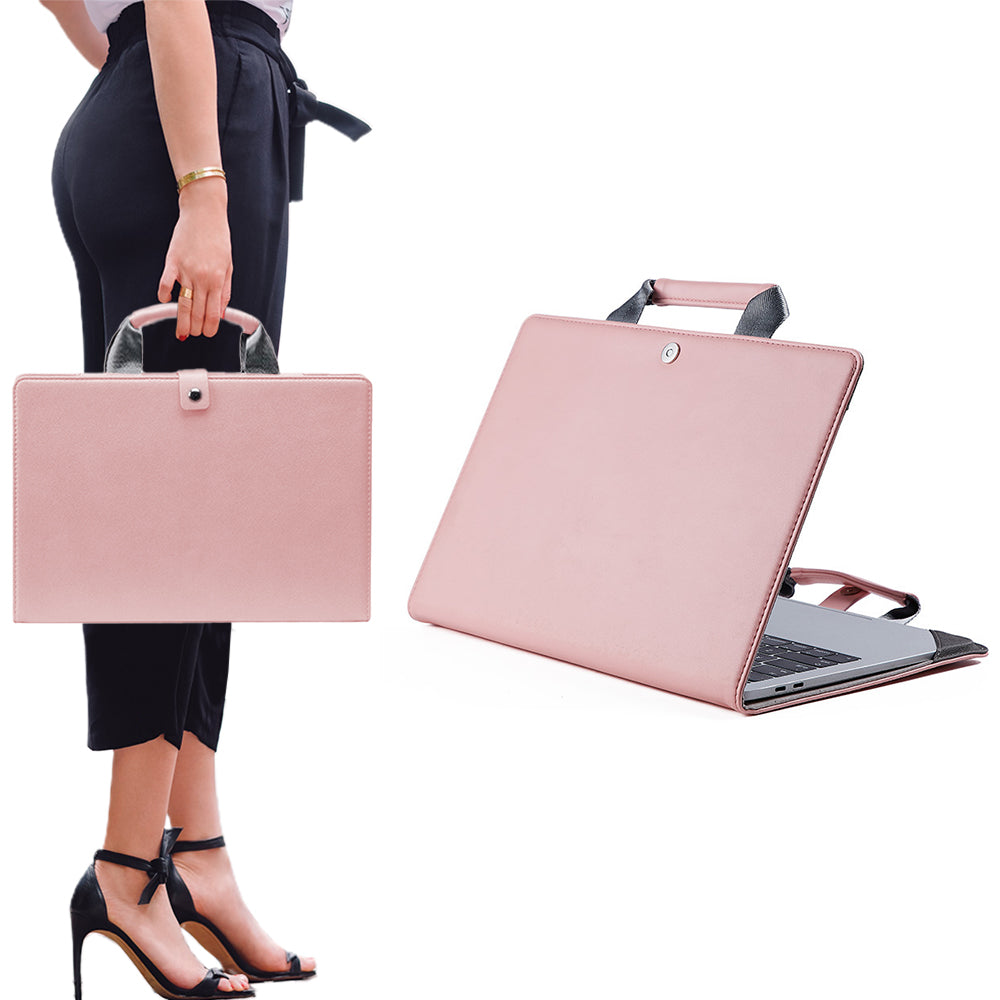 Pink 13 inches Non-Branded PU Leather Protective Case for MacBook Pro 13.3