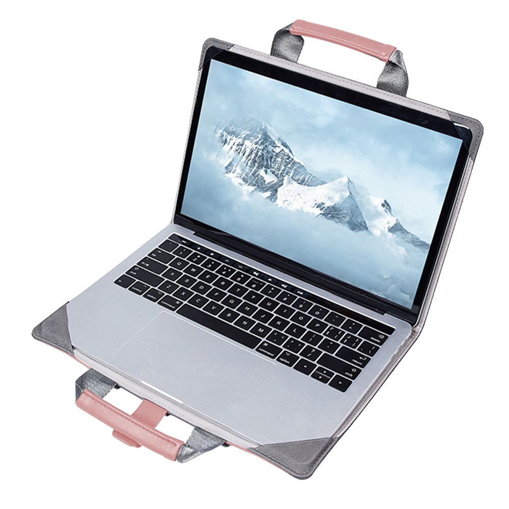 Pink 13 inches Non-Branded PU Leather Protective Case for MacBook Pro 13.3