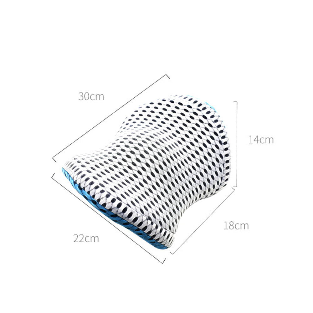 Set of Car Neck Pillow Lumbar Support Pillow Memory Foam Back Cushion Car Interior Accessories