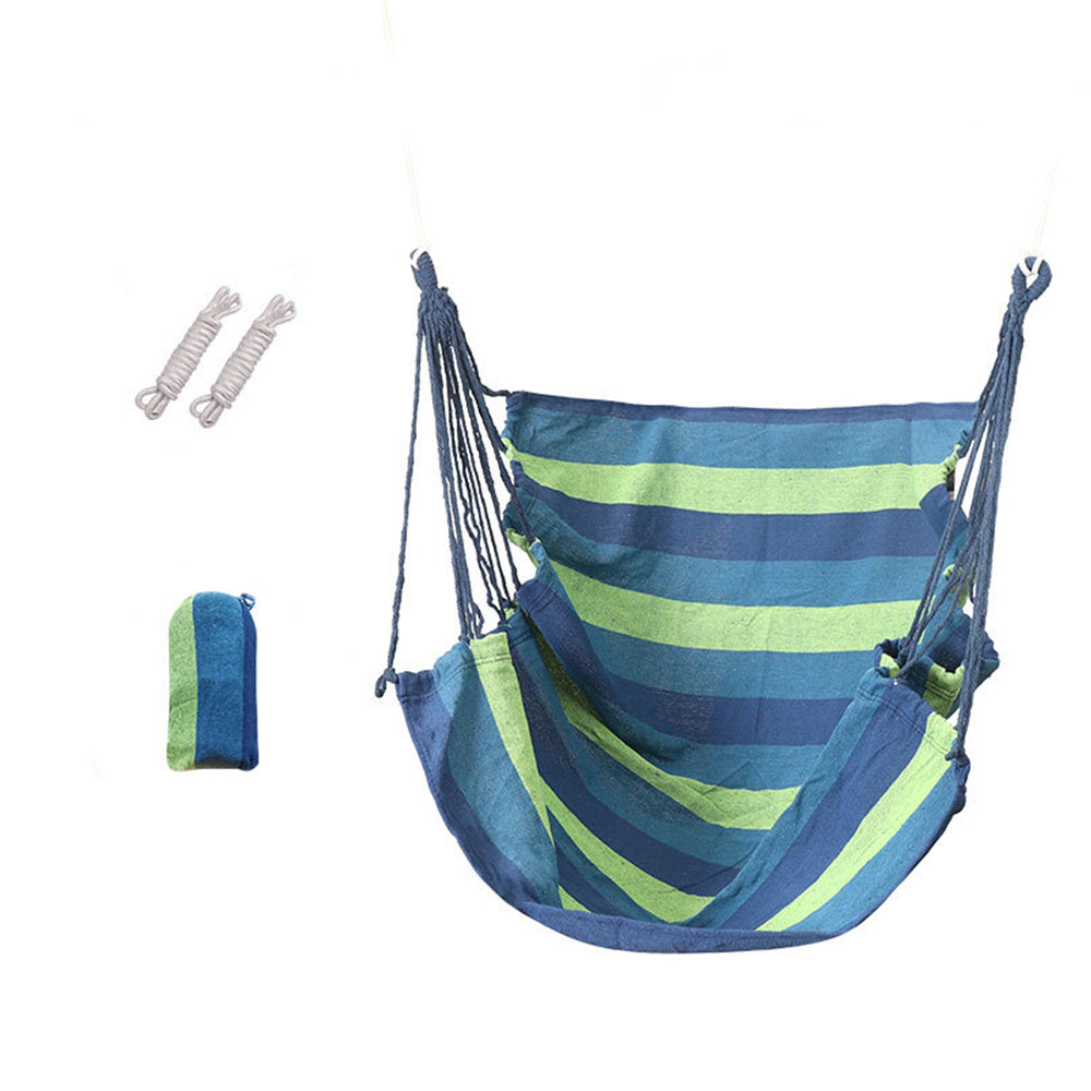 Blue Outdoor Hanging Chair Dormitory Hammock Swing Indoor Swing