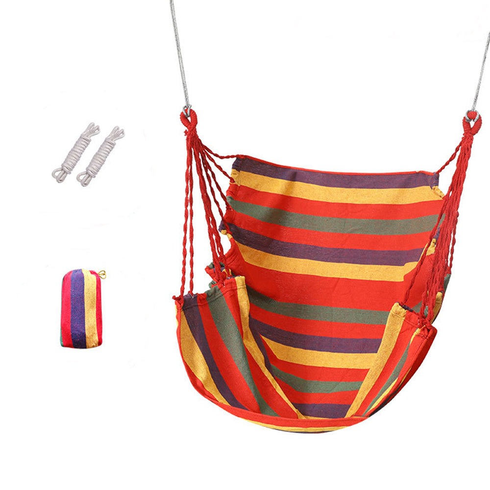 Red Outdoor Hanging Chair Dormitory Hammock Swing Indoor Swing