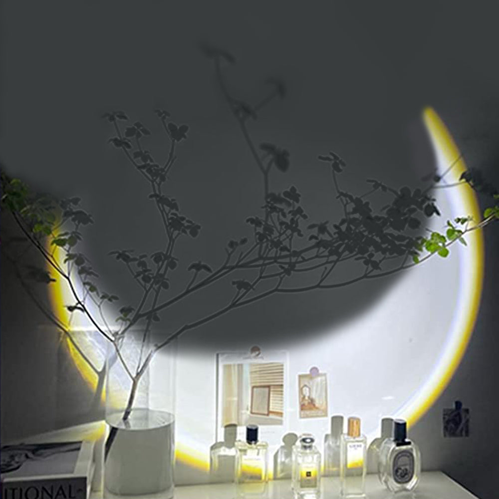 LED Moon Projector Lamp 16 Colours Remote Control Light