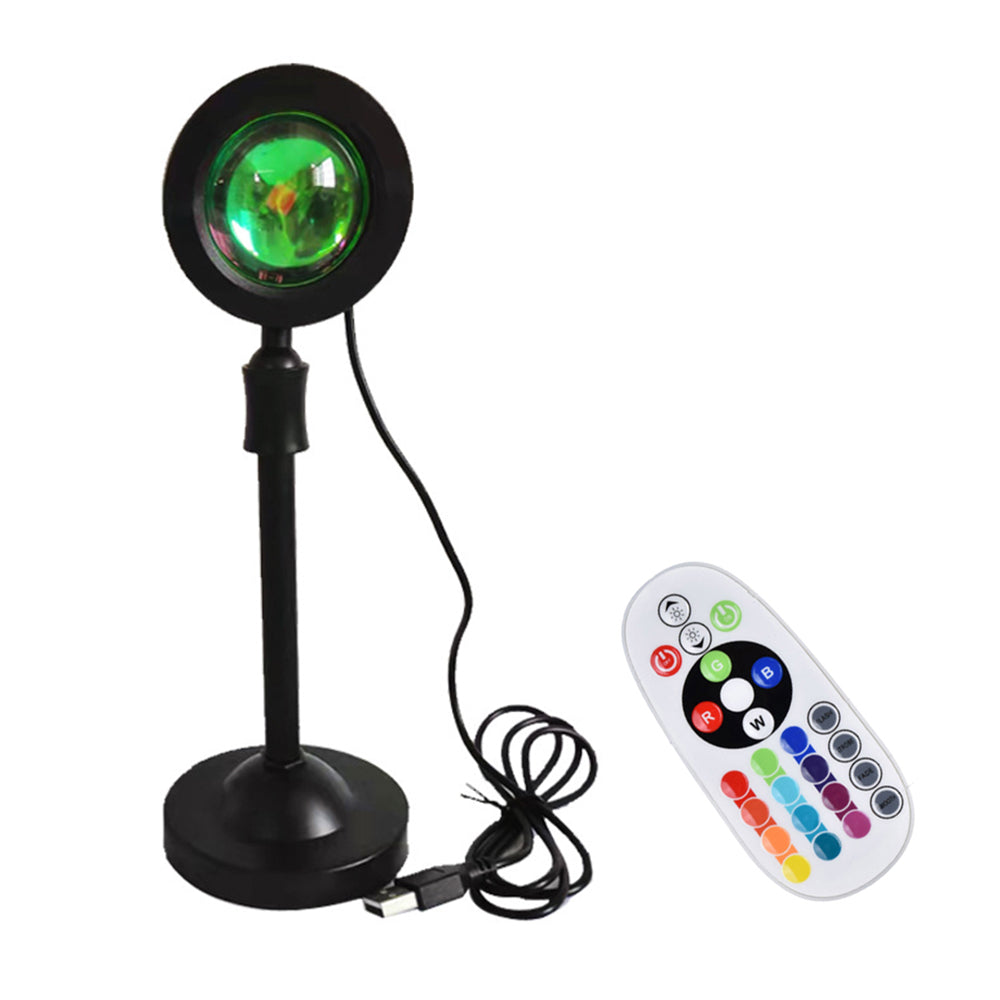 2 X LED Moon Projector Lamp 16 Colours Remote Control Light