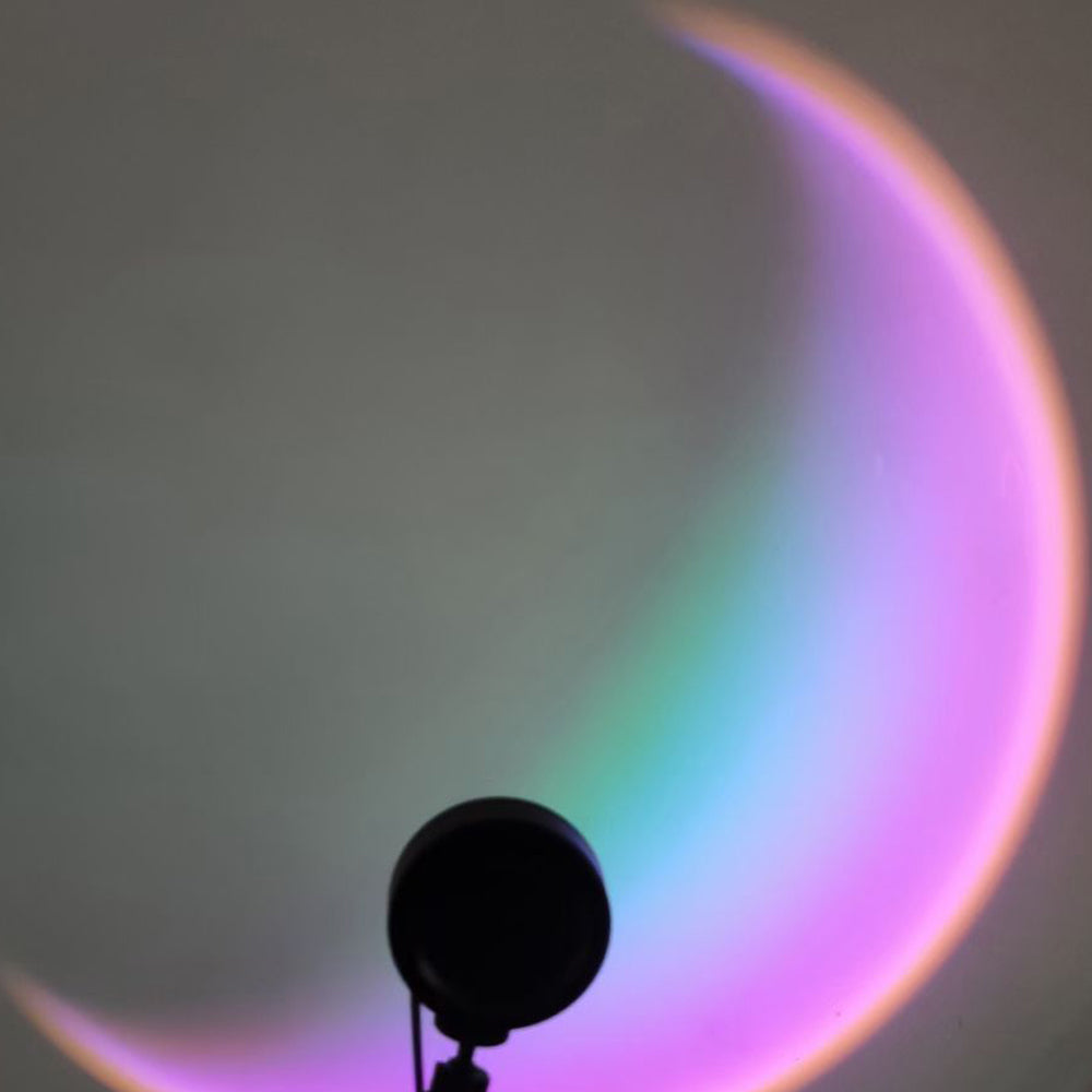 2 X LED Moon Projector Lamp 16 Colours Remote Control Light