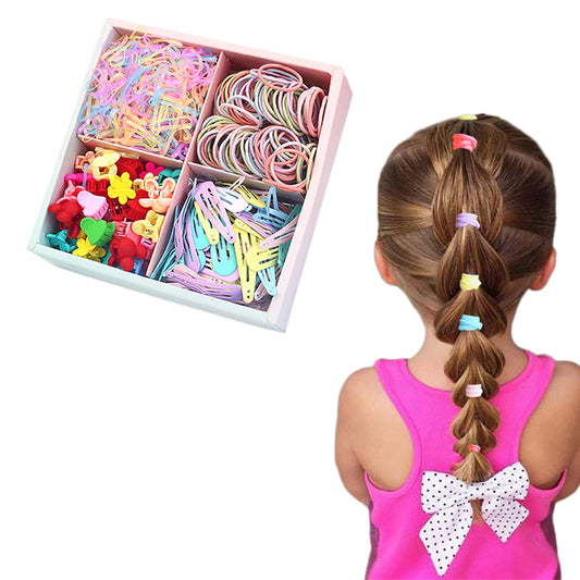 Style 1 Kids Hair Accessories Girls Elastic Hair Band Clip