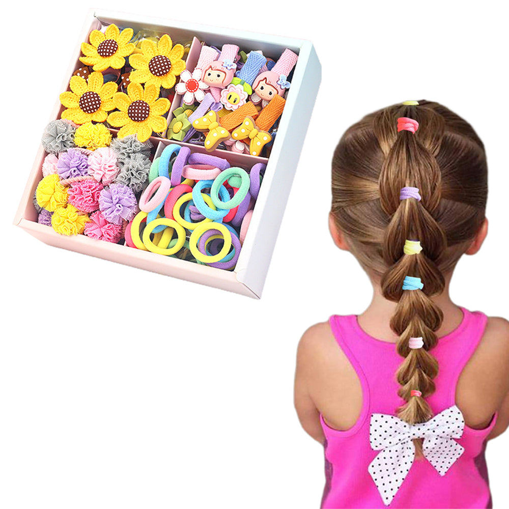 Style 2 Kids Hair Accessories Girls Elastic Hair Band Clip