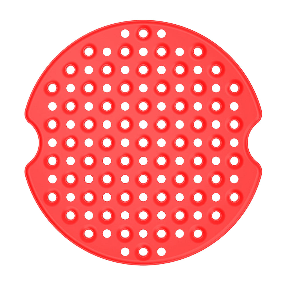 2 X 8 Inches FDA Certified Silicone Reusable Air Fryer Liner Square Red