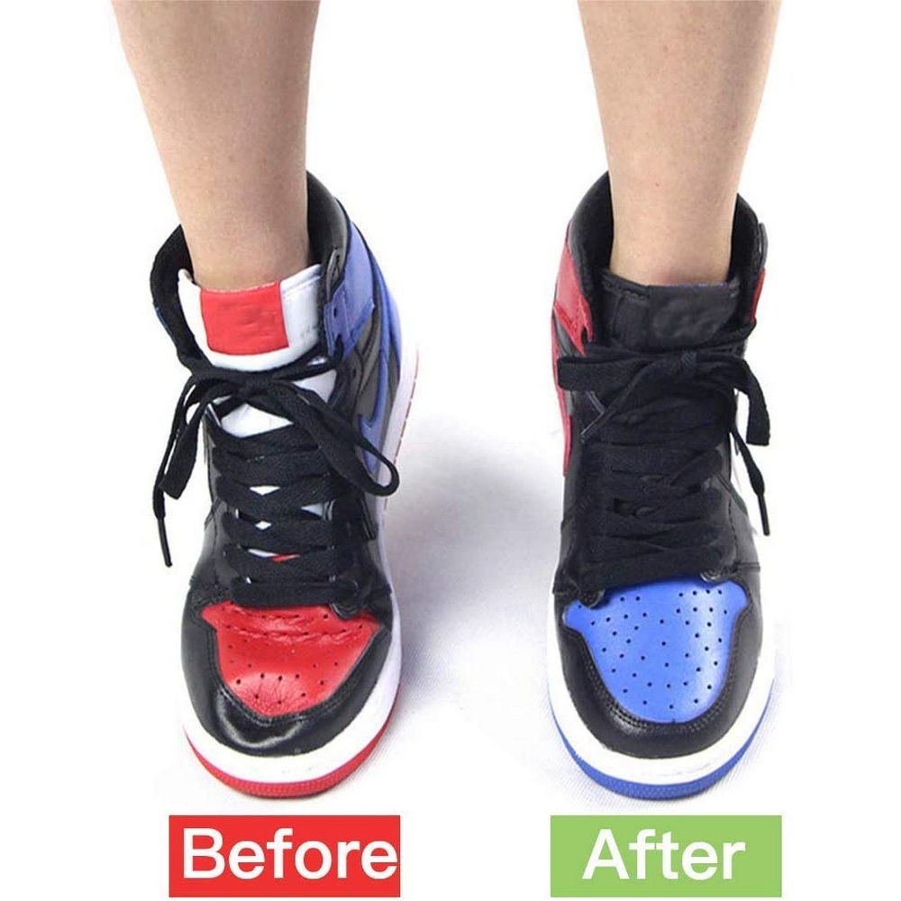 24 Pairs Black White Men Shoe Anti Crease Protector Sneaker Shoes Crease Guard
