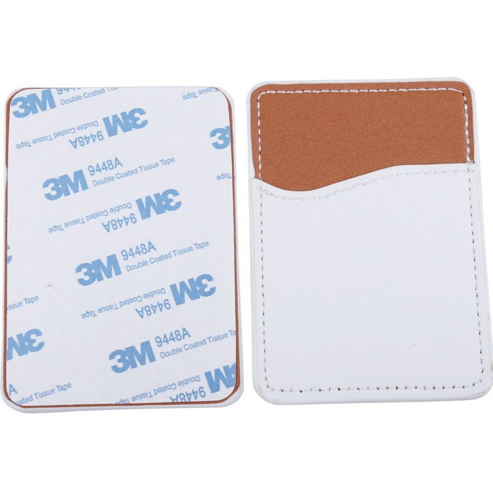 10Pcs DIY Heat Transfer Card Holder Mobile Self Adhesive Card Pouch