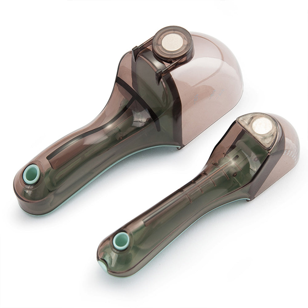 2Pcs Adjustable Measuring Spoons Kitchen Cup Plastic Scale Baking Tools