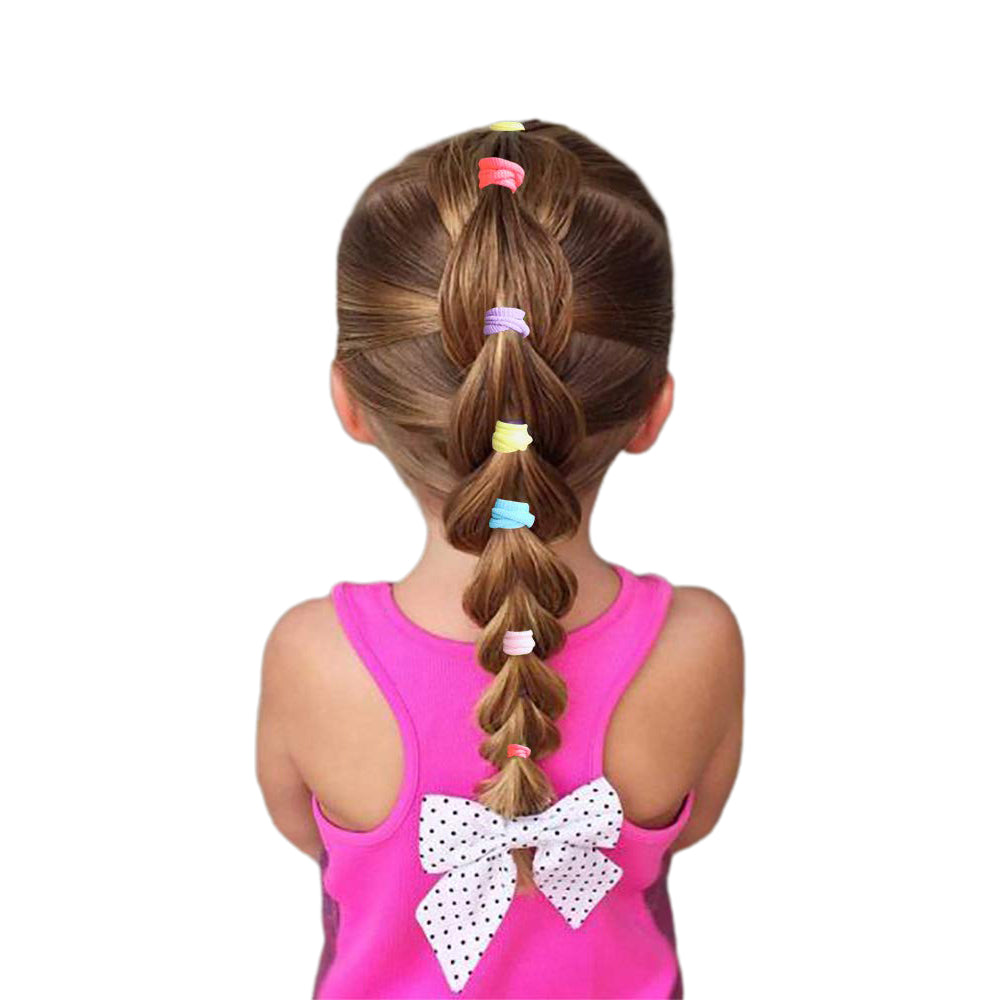 Two Sets of Style 2 3 Kids Hair Accessories Girls Elastic Hair Band Clip