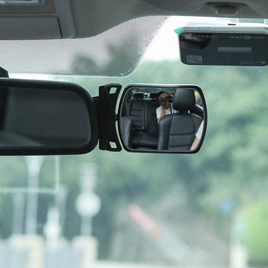 2 X Adjustable Self Adhesive Baby Car Backseat Mirror Rear View Facing Back Seat Mirror