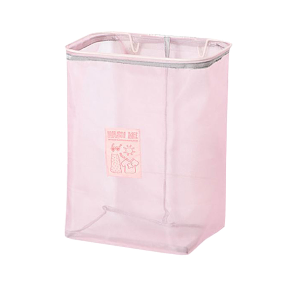 3Pcs Wall Mounted Laundry Basket Hanging Mesh Laundry Organizer Storage